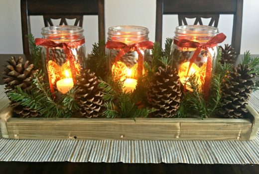 How to make a DIY Christmas centerpiece with rustic charm